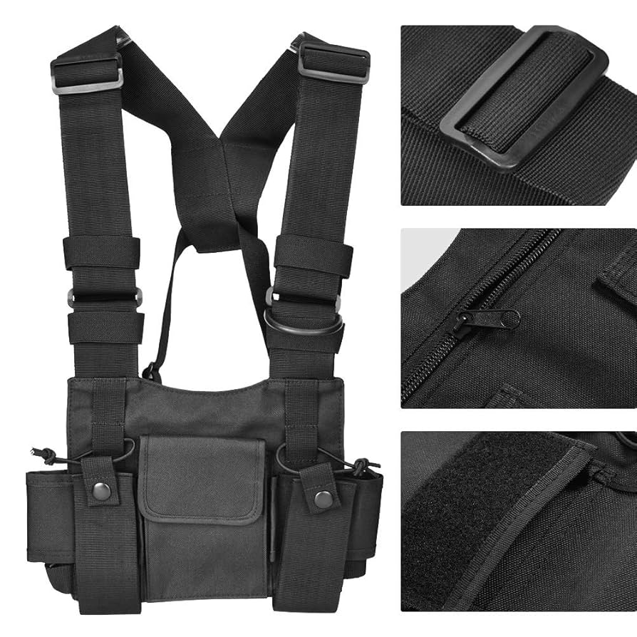 Amazon | xuuyuu ラジオハーネス ラジオチェストハーネス 調節